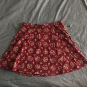 patterned FOREVER 21 skirt